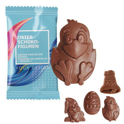 Easter Chocolate Shapes in Paper Flowpack
