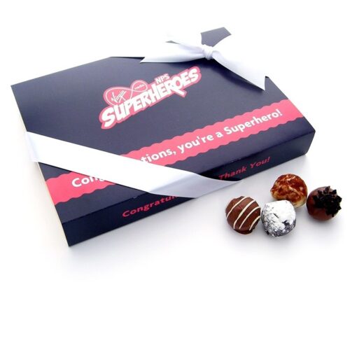 Bespoke Box of 12 Chocolate Truffles.